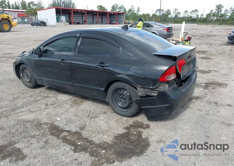 2008 Honda Civic Lx z USA, uszkodzony, nr VIN 2HGFA16588H315489